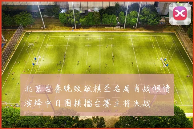 北京台春晚致敬棋圣名局肖战倾情演绎中日围棋擂台赛主将决战